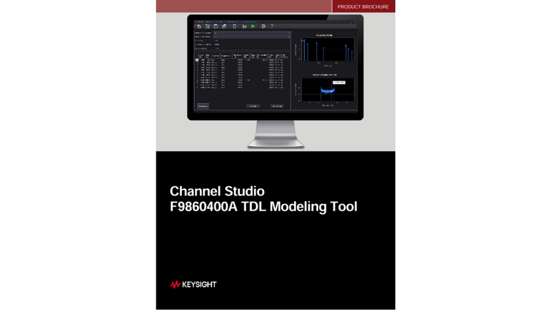F9860400A Channel Studio TDL Modeling Tool